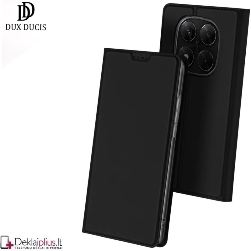 Dux Ducis Skin Pro dirbtinės odos dėklas - juodas (Xiaomi Redmi Note 14 Pro 4G) Dux Ducis Skin Pro dirbtinės odos dėklas - juodas (Xiaomi Redmi Note 14 Pro 4G)